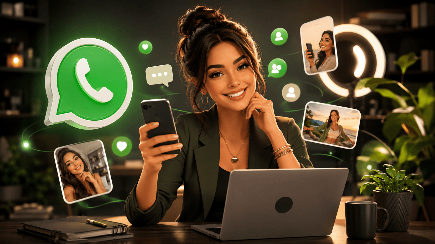 Como projetar sua imagem pessoal utilizando o WhatsApp com o Autozapplus?